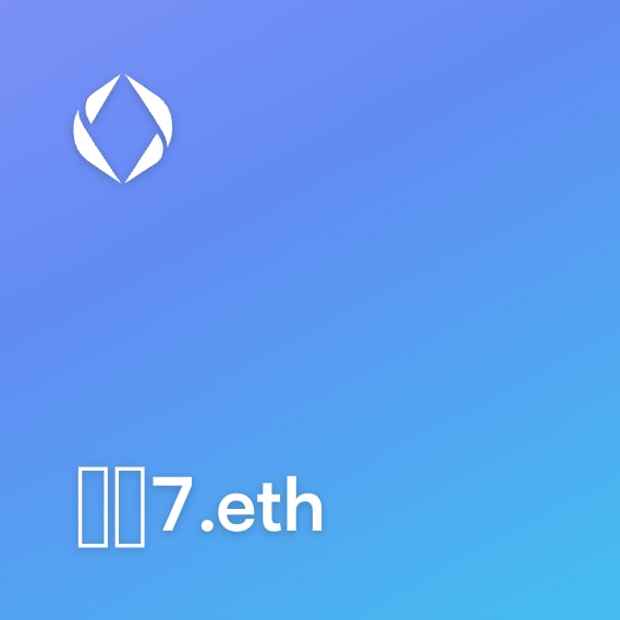 NFT called 🏳‍⚧7.eth