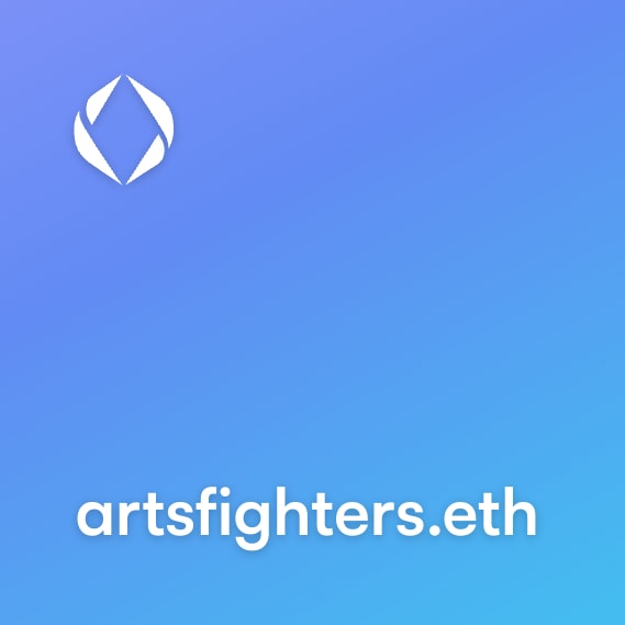 NFT called artsfighters.eth