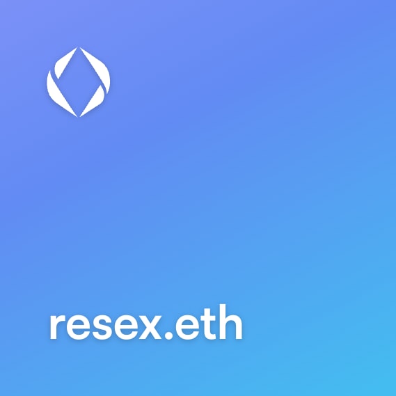 NFT called resex.eth