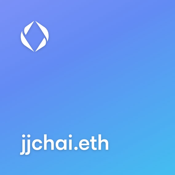 NFT called jjchai.eth