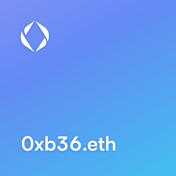 NFT called 0xb36.eth