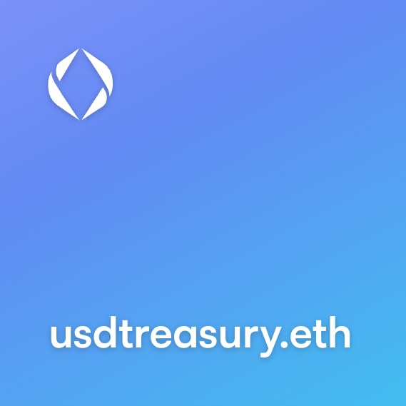 NFT called usdtreasury.eth