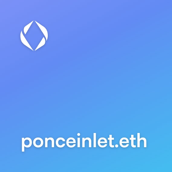 NFT called ponceinlet.eth