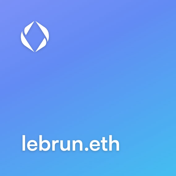 NFT called lebrun.eth