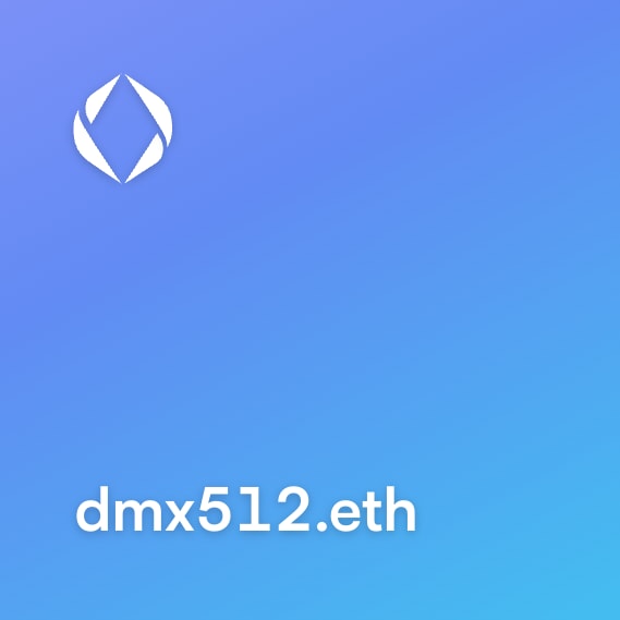 NFT called dmx512.eth