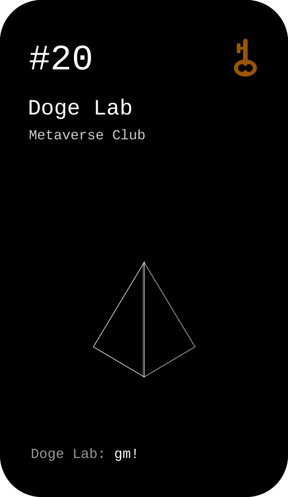 NFT called #20 Doge Lab