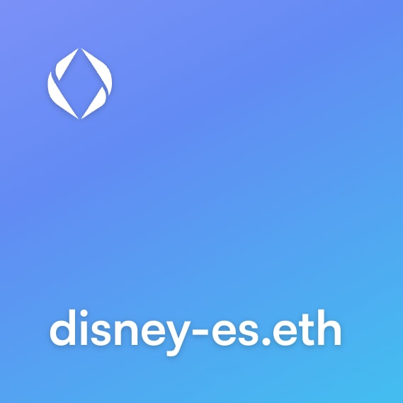 NFT called disney-es.eth