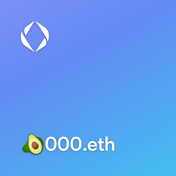 NFT called 🥑000.eth