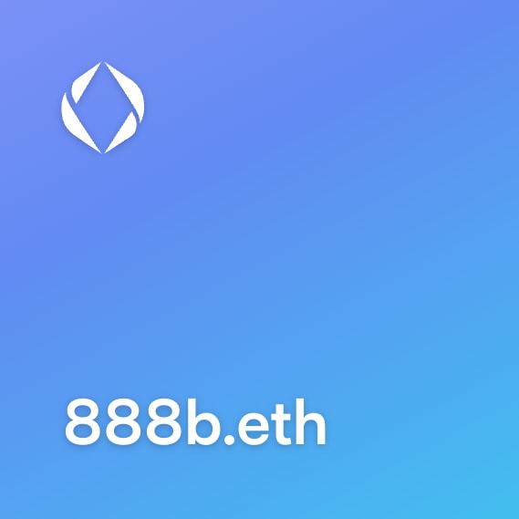 NFT called 888b.eth