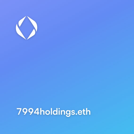 NFT called 7994holdings.eth