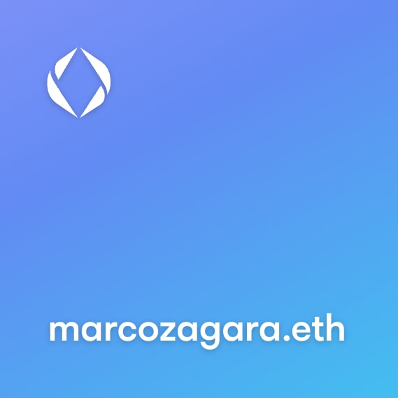 NFT called marcozagara.eth