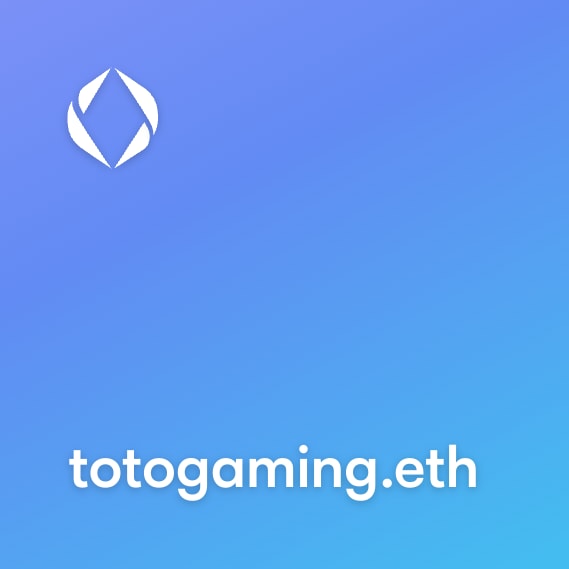 NFT called totogaming.eth