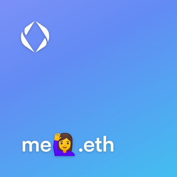 NFT called me🙋‍♀.eth