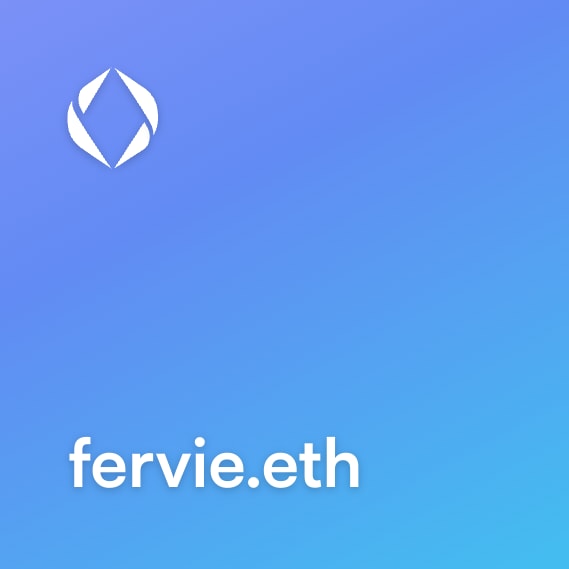 NFT called fervie.eth