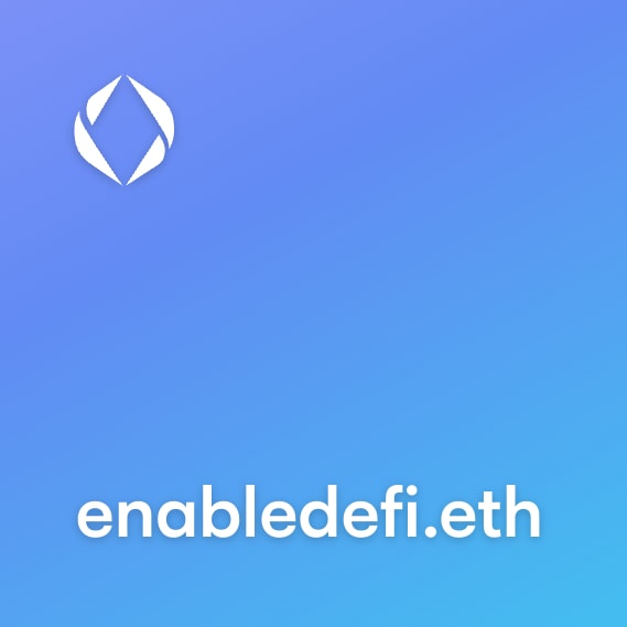 NFT called enabledefi.eth