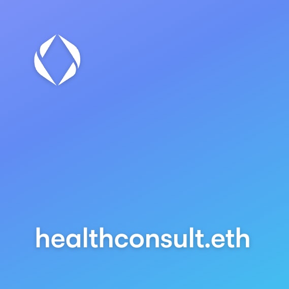 NFT called healthconsult.eth