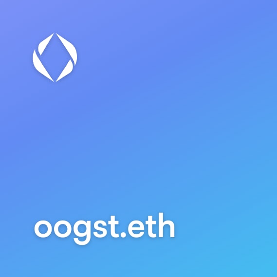 NFT called oogst.eth