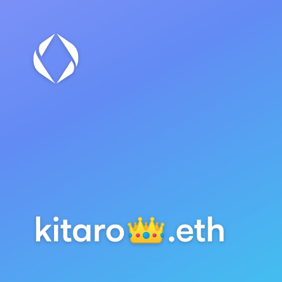 NFT called kitaro👑.eth