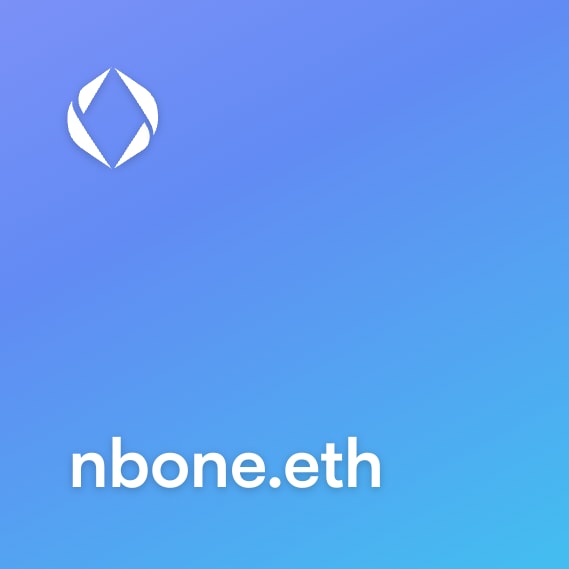 NFT called nbone.eth