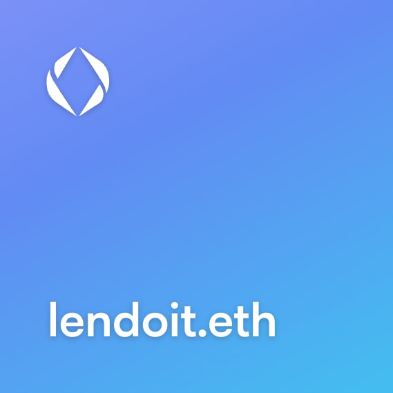 NFT called lendoit.eth