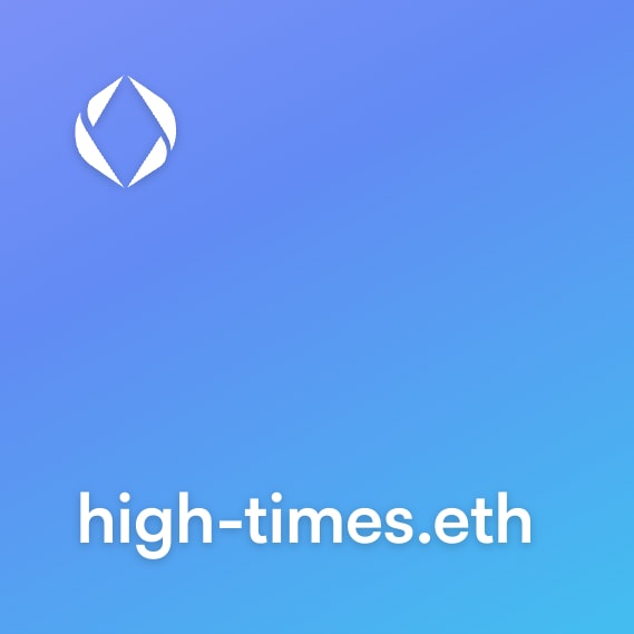 NFT called high-times.eth