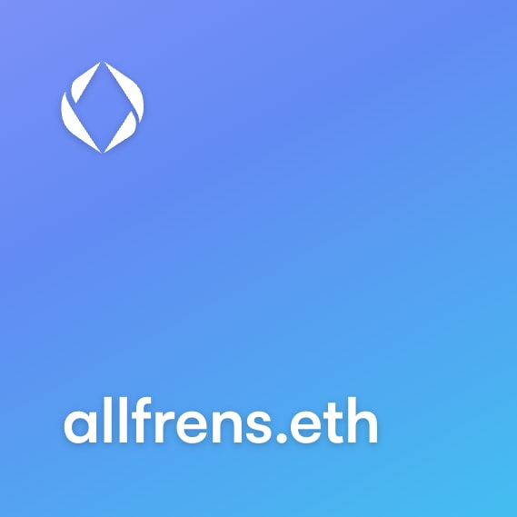 NFT called allfrens.eth