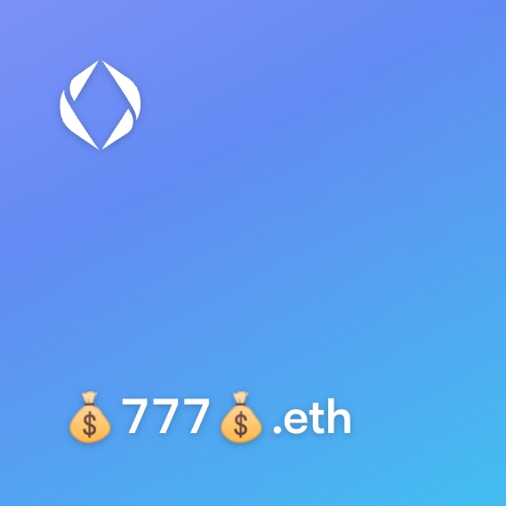 NFT called 💰777💰.eth