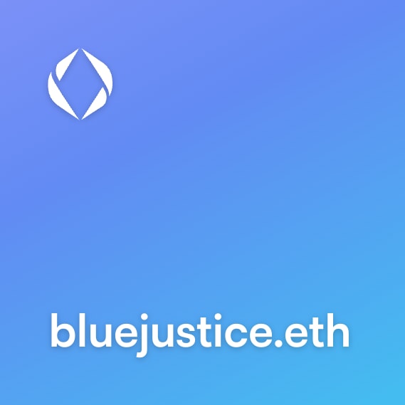 NFT called bluejustice.eth