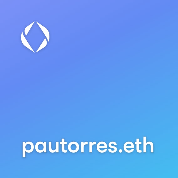 NFT called pautorres.eth