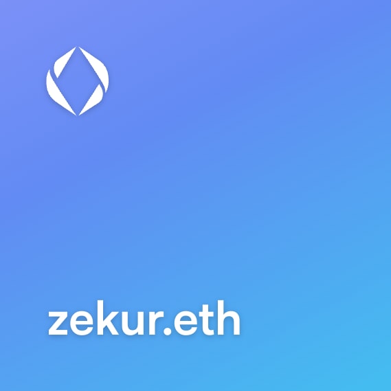 NFT called zekur.eth