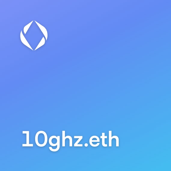 NFT called 10ghz.eth