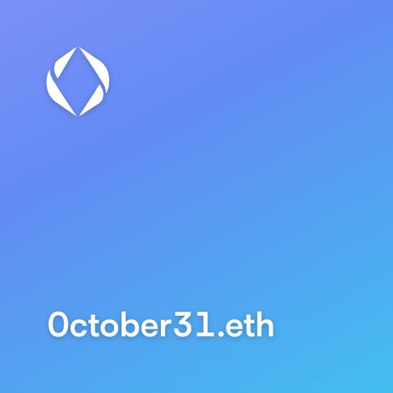 NFT called 0ctober31.eth