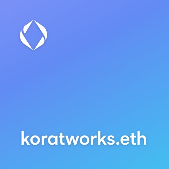 NFT called koratworks.eth