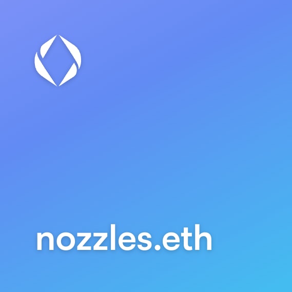 NFT called nozzles.eth