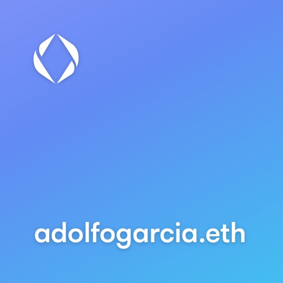 NFT called adolfogarcia.eth