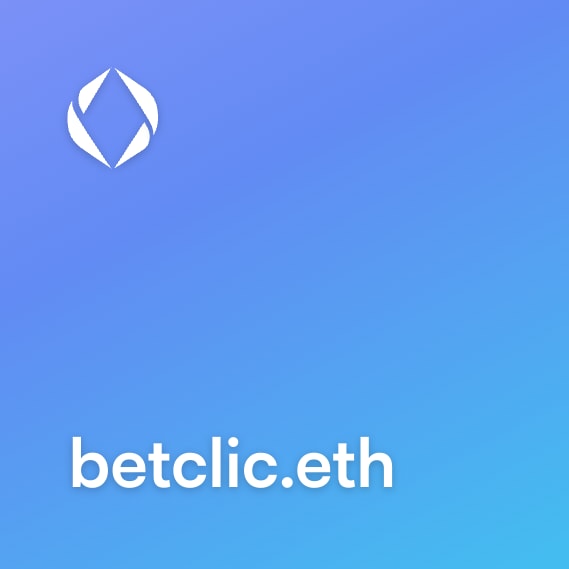 NFT called betclic.eth