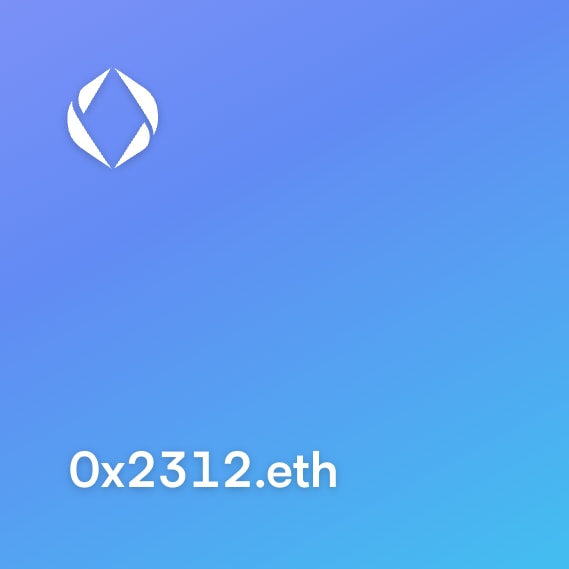 NFT called 0x2312.eth