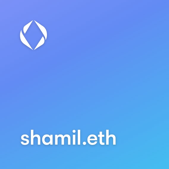 NFT called shamil.eth