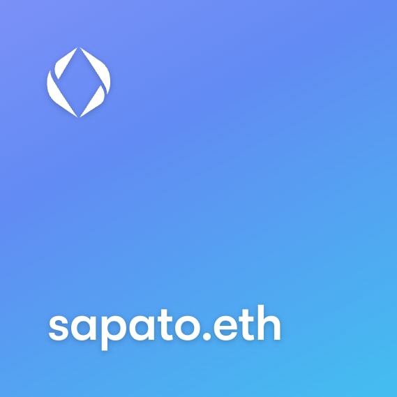 NFT called sapato.eth