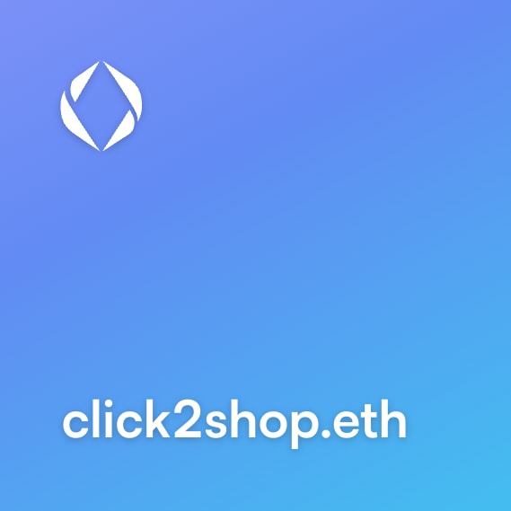 NFT called click2shop.eth