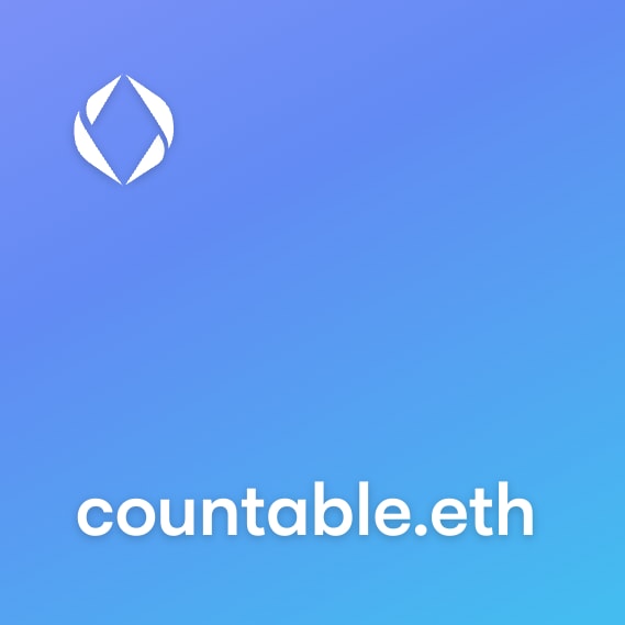 NFT called countable.eth