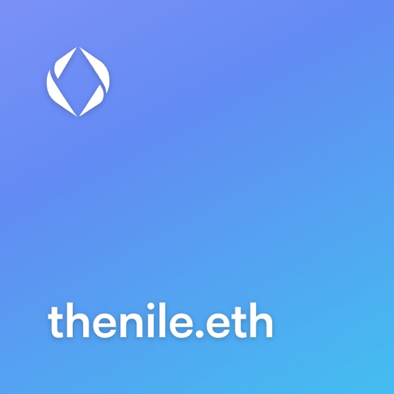 NFT called thenile.eth