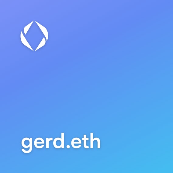 NFT called gerd.eth