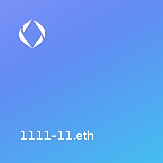 NFT called 1111-11.eth