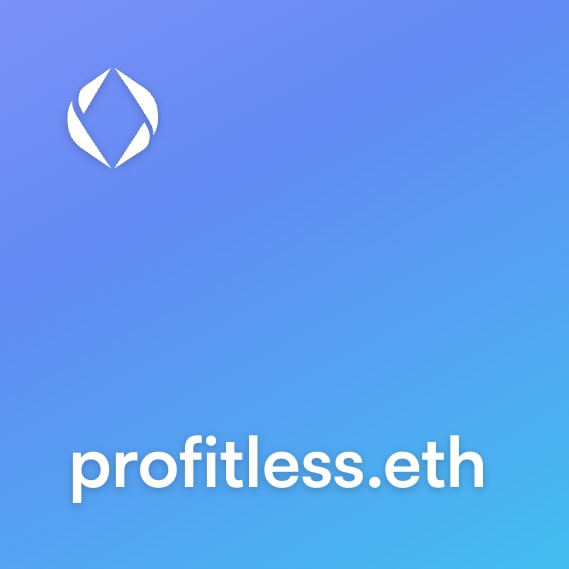 NFT called profitless.eth