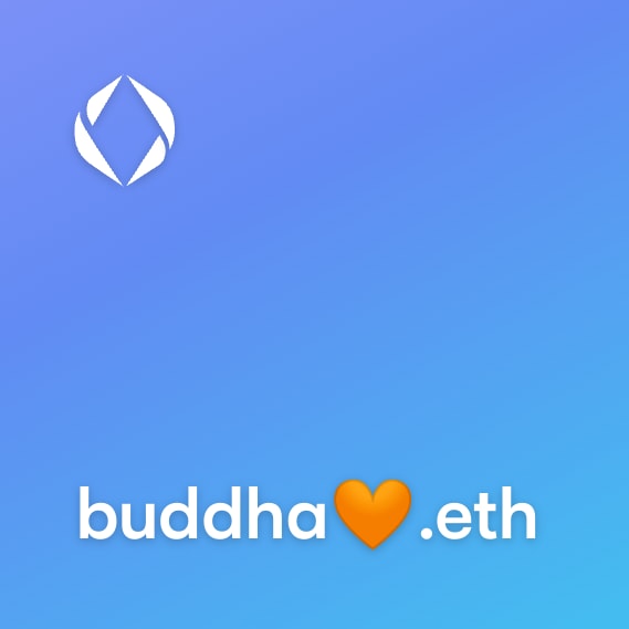 NFT called buddha🧡.eth