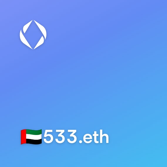 NFT called 🇦🇪533.eth