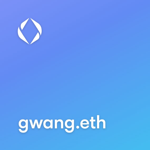 NFT called gwang.eth