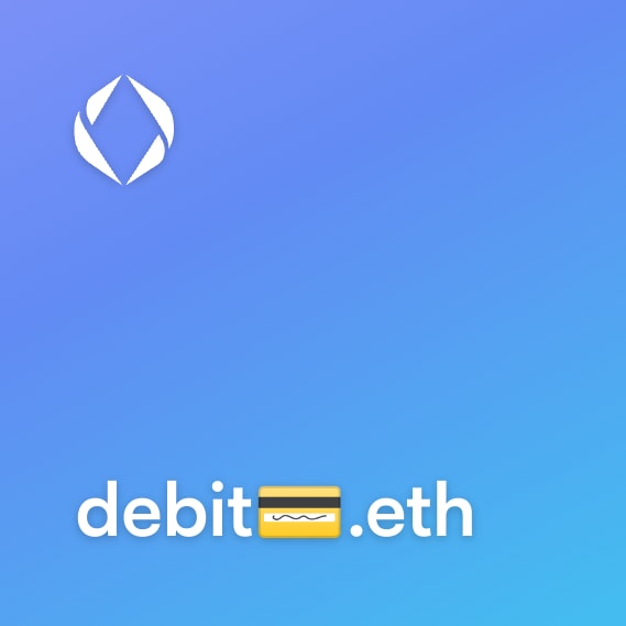 NFT called debit💳.eth