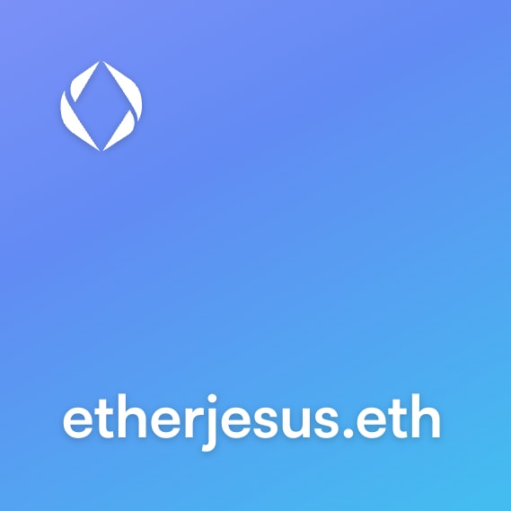 NFT called etherjesus.eth